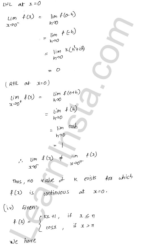 RD Sharma Class 12 Solutions Chapter 9 Continuity Ex 9.1 1.47