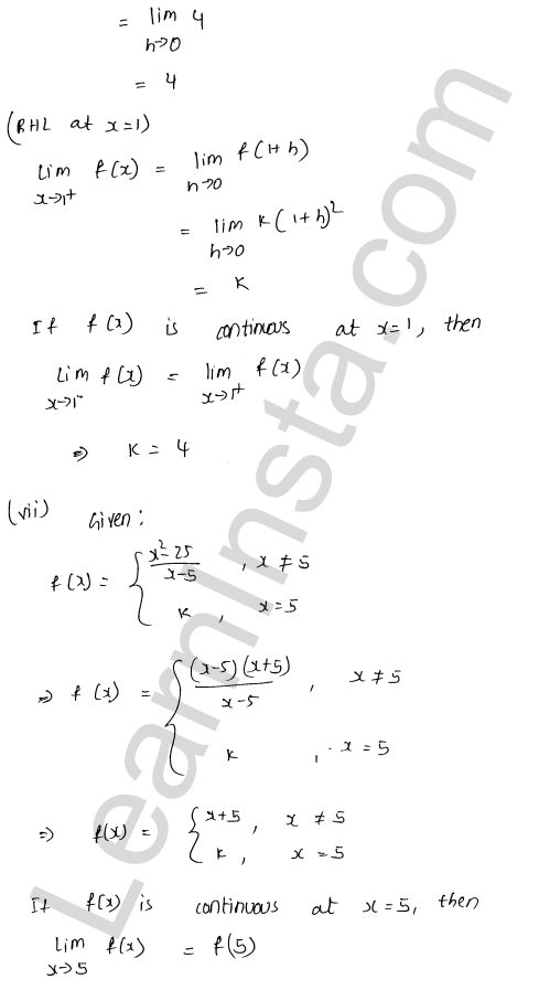 RD Sharma Class 12 Solutions Chapter 9 Continuity Ex 9.1 1.50
