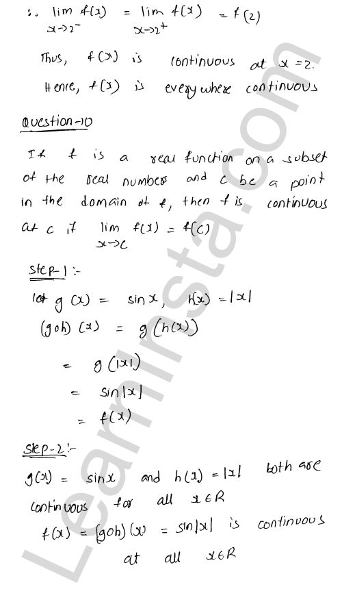RD Sharma Class 12 Solutions Chapter 9 Continuity Ex 9.2 1.38