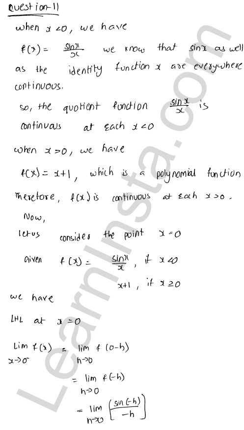 RD Sharma Class 12 Solutions Chapter 9 Continuity Ex 9.2 1.39