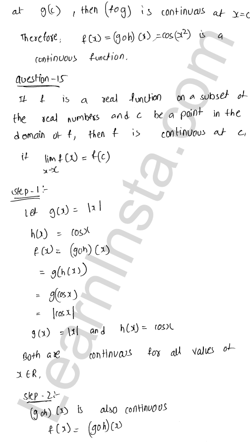RD Sharma Class 12 Solutions Chapter 9 Continuity Ex 9.2 1.46