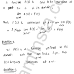 RD Sharma Class 12 Solutions Chapter 9 Continuity VSAQ 1.1