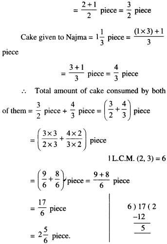 NCERT Solutions for Class 6 Maths Chapter 7 Fractions 104