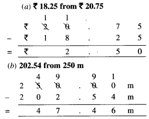 NCERT Solutions for Class 6 Maths Chapter 8 Decimals 48