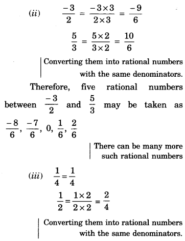 NCERT Solutions for Class 8 Maths Chapter 1 Rational Numbers Ex 1.2