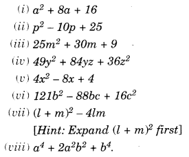 NCERT Solutions for Class 8 Maths Chapter 14 Factorisation Ex 14.2 1