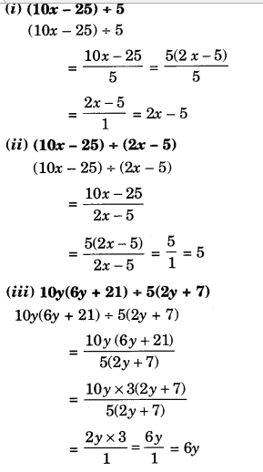 NCERT Solutions for Class 8 Maths Chapter 14 Factorisation Ex 14.3 11