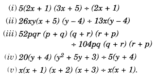 NCERT Solutions for Class 8 Maths Chapter 14 Factorisation Ex 14.3 13