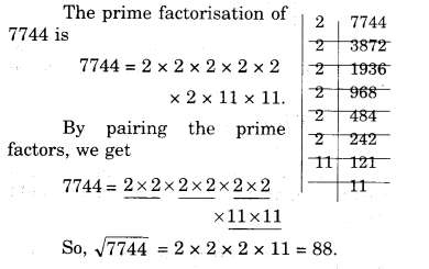 NCERT Solutions for Class 8 Maths Chapter 6 Squares and Square Roots Ex 6.3 5