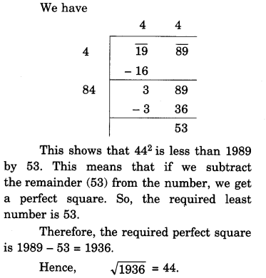 NCERT Solutions for Class 8 Maths Chapter 6 Squares and Square Roots Ex 6.4 21