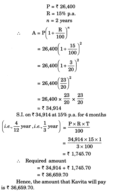 NCERT Solutions for Class 8 Maths Chapter 8 Comparing Quantities Ex 8.3 15