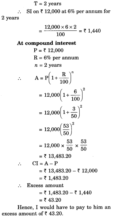 NCERT Solutions for Class 8 Maths Chapter 8 Comparing Quantities Ex 8.3 17