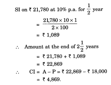 NCERT Solutions for Class 8 Maths Chapter 8 Comparing Quantities Ex 8.3 7