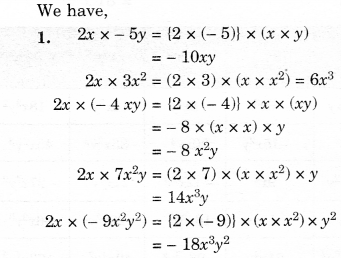 NCERT Solutions for Class 8 Maths Chapter 9 Algebraic Expressions and Identities Ex 9.2 2