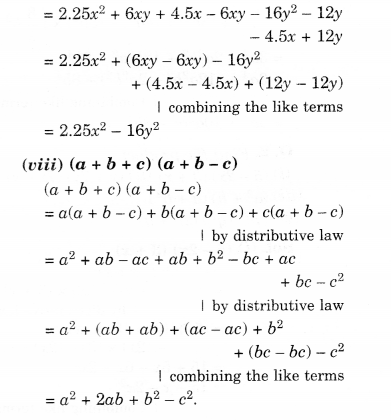 NCERT Solutions for Class 8 Maths Chapter 9 Algebraic Expressions and Identities Ex 9.4 13