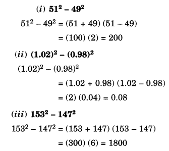 NCERT Solutions for Class 8 Maths Chapter 9 Algebraic Expressions and Identities Ex 9.5 33
