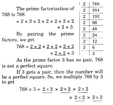 NCERTa Solutions for Class 8 Maths Chapter 6 Squares and Square Roots Ex 6.3 18