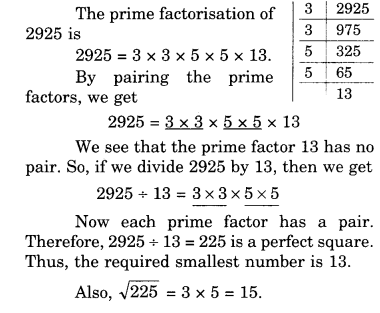NCERTa Solutions for Class 8 Maths Chapter 6 Squares and Square Roots Ex 6.3 21