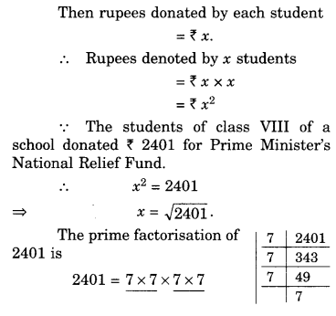 NCERTa Solutions for Class 8 Maths Chapter 6 Squares and Square Roots Ex 6.3 27