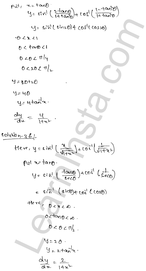 RD Sharma Class 12 Solutions Chapter 11 Differentiation Ex 11.3 1.21