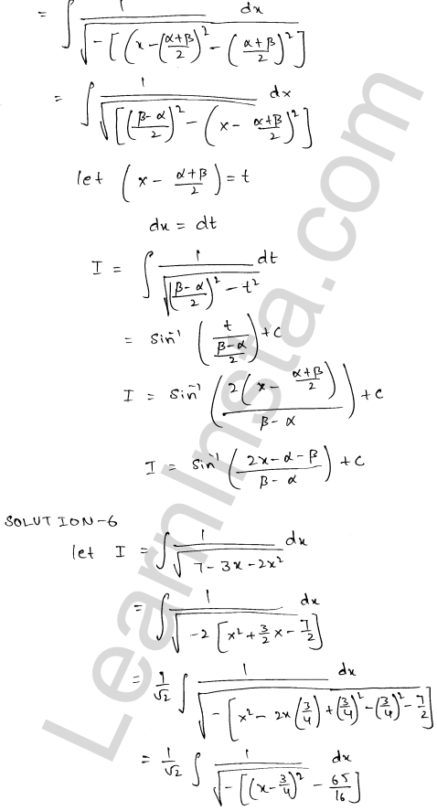 RD Sharma Class 12 Solutions Chapter 19 Indefinite Integrals Ex 19.17 1.4