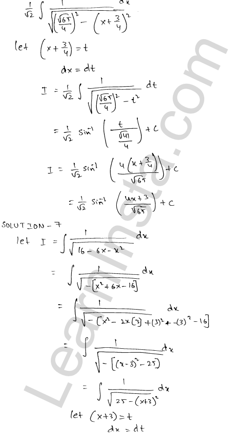 RD Sharma Class 12 Solutions Chapter 19 Indefinite Integrals Ex 19.17 1.5