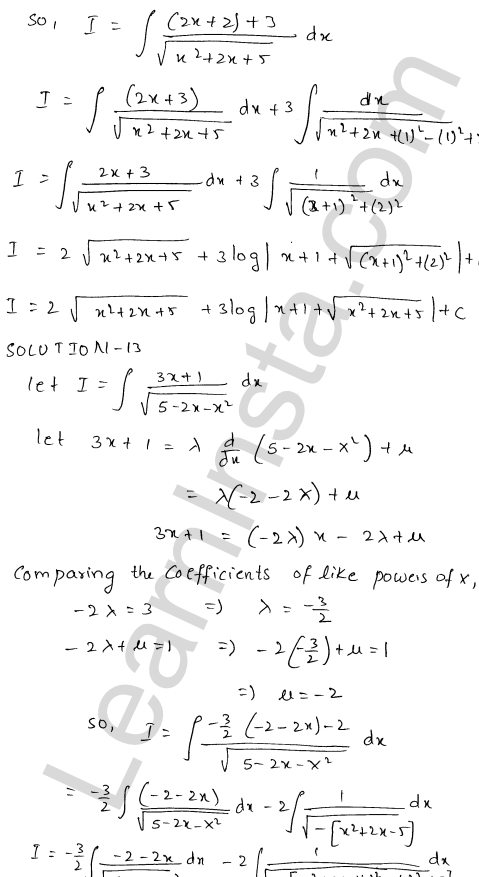 RD Sharma Class 12 Solutions Chapter 19 Indefinite Integrals Ex 19.21 1.10