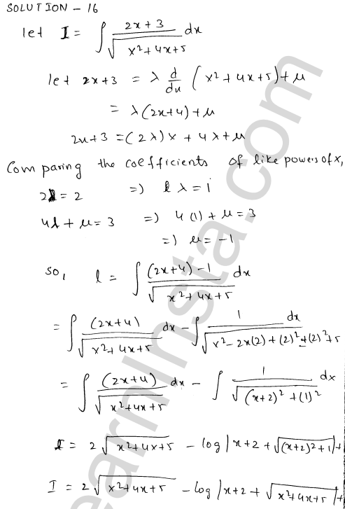 RD Sharma Class 12 Solutions Chapter 19 Indefinite Integrals Ex 19.21 1.13