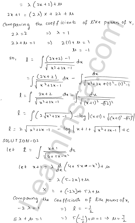 RD Sharma Class 12 Solutions Chapter 19 Indefinite Integrals Ex 19.21 1.2