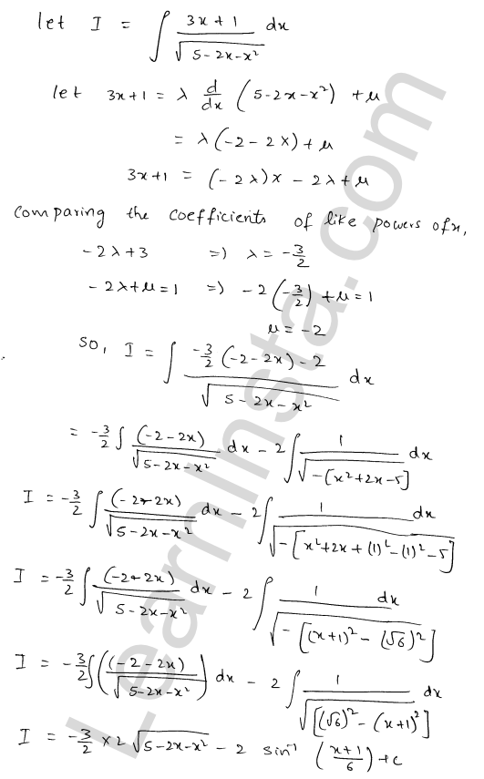RD Sharma Class 12 Solutions Chapter 19 Indefinite Integrals Ex 19.21 1.4