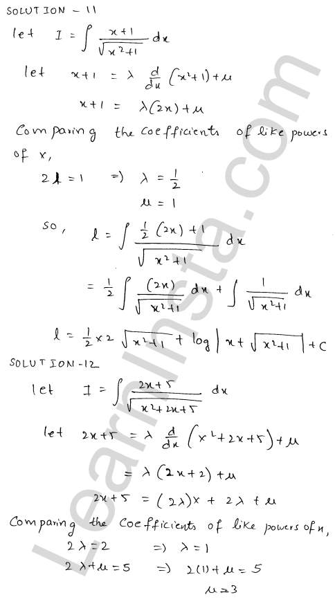 RD Sharma Class 12 Solutions Chapter 19 Indefinite Integrals Ex 19.21 1.9