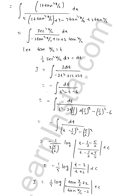 RD Sharma Class 12 Solutions Chapter 19 Indefinite Integrals Ex 19.23 1.15