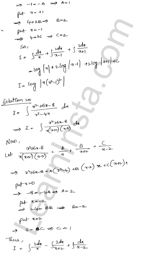 RD Sharma Class 12 Solutions Chapter 19 Indefinite Integrals Ex 19.30 1.13