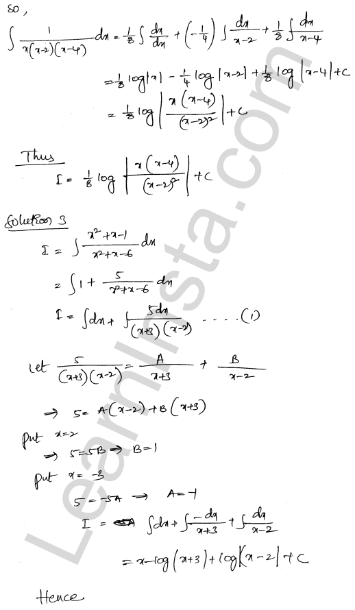 RD Sharma Class 12 Solutions Chapter 19 Indefinite Integrals Ex 19.30 1.2