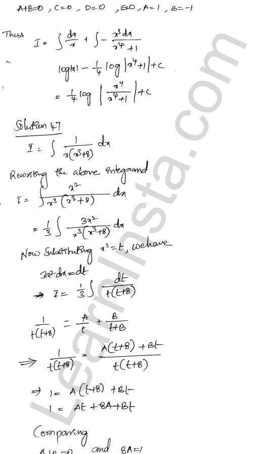 RD Sharma Class 12 Solutions Chapter 19 Indefinite Integrals Ex 19.30 1.30