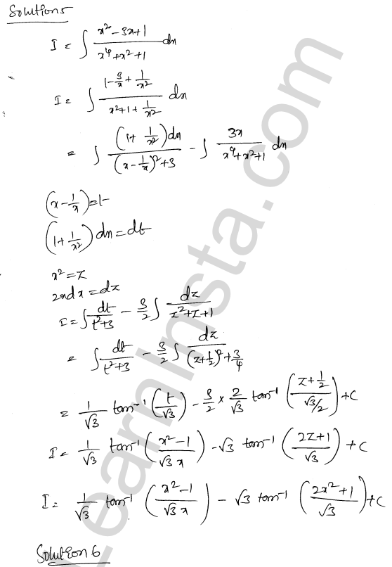 RD Sharma Class 12 Solutions Chapter 19 Indefinite Integrals Ex 19.31 1.4