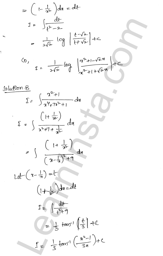 RD Sharma Class 12 Solutions Chapter 19 Indefinite Integrals Ex 19.31 1.6
