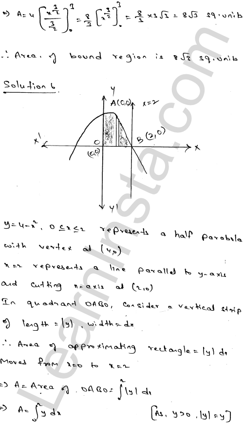 RD Sharma Class 12 Solutions Chapter 21 Areas of Bounded Regions Ex 21.1 8.1