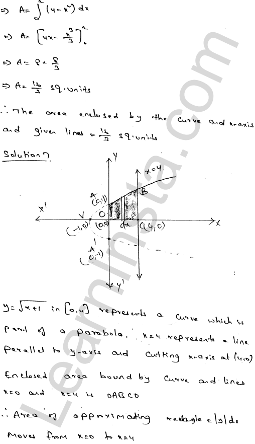 RD Sharma Class 12 Solutions Chapter 21 Areas of Bounded Regions Ex 21.1 9.1