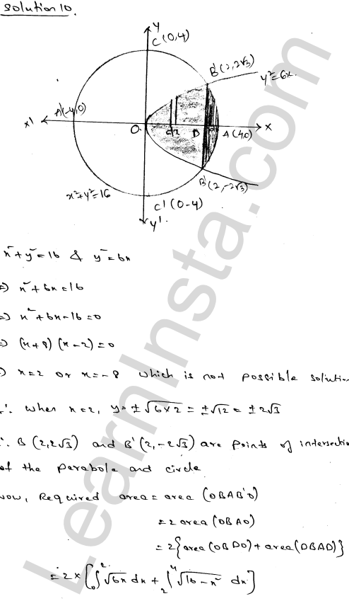 RD Sharma Class 12 Solutions Chapter 21 Areas of Bounded Regions Ex 21.3 1.17