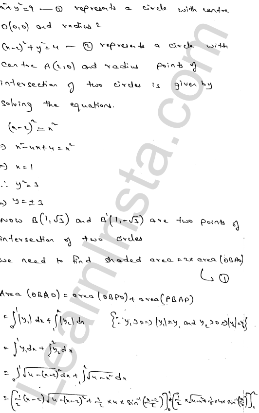 RD Sharma Class 12 Solutions Chapter 21 Areas of Bounded Regions Ex 21.3 1.19