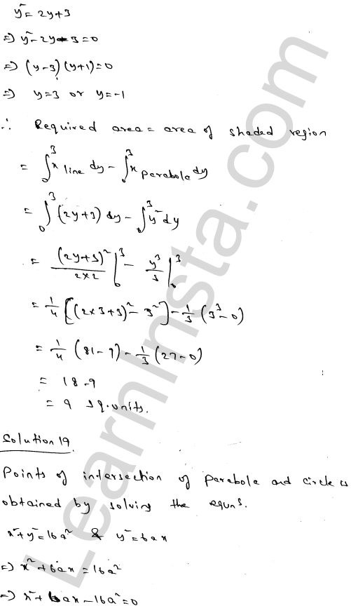 RD Sharma Class 12 Solutions Chapter 21 Areas of Bounded Regions Ex 21.3 1.31