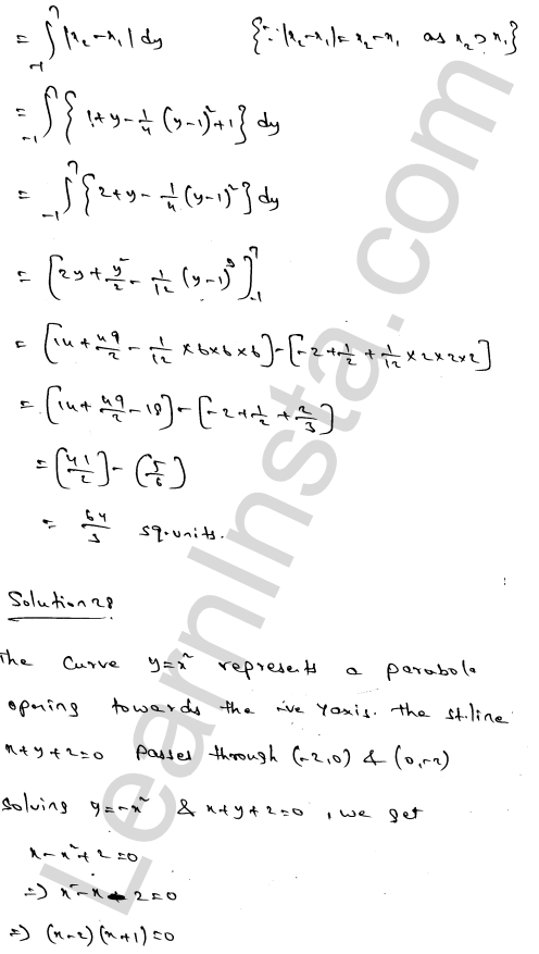 RD Sharma Class 12 Solutions Chapter 21 Areas of Bounded Regions Ex 21.3 1.46