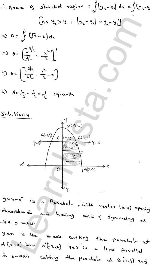 RD Sharma Class 12 Solutions Chapter 21 Areas of Bounded Regions Ex 21.3 1.5