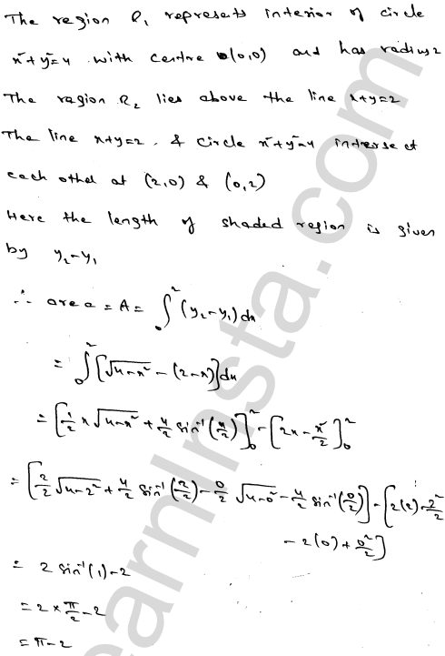 RD Sharma Class 12 Solutions Chapter 21 Areas of Bounded Regions Ex 21.3 1.74