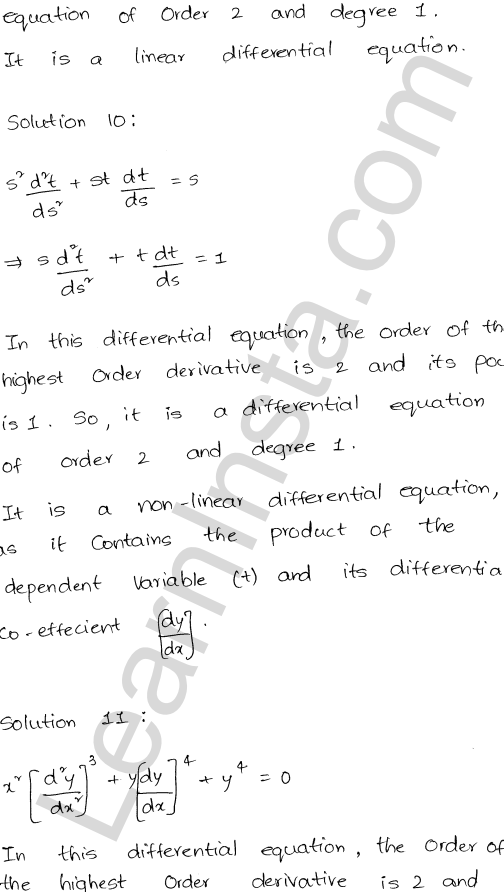 RD Sharma Class 12 Solutions Chapter 22 Differential Equations Ex 22.1 1.7