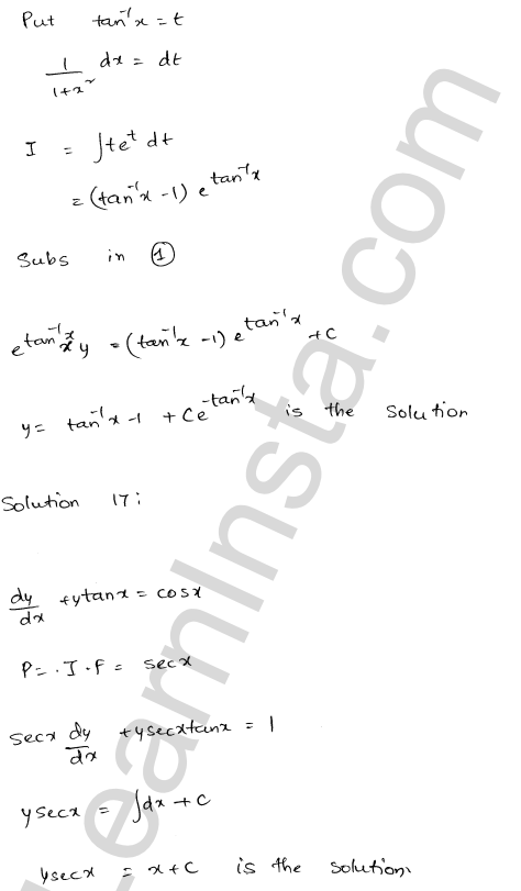 RD Sharma Class 12 Solutions Chapter 22 Differential Equations Ex 22.10 1.14