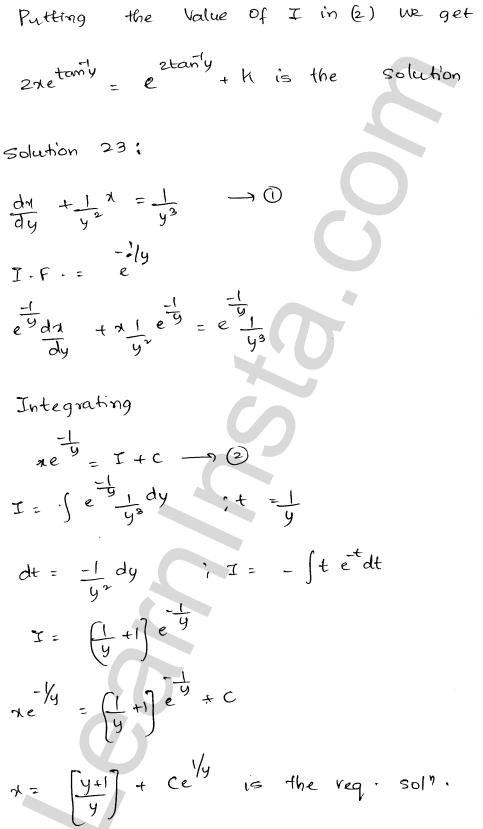 RD Sharma Class 12 Solutions Chapter 22 Differential Equations Ex 22.10 1.18