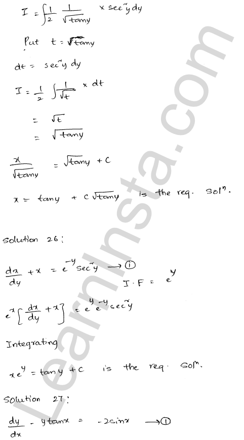 RD Sharma Class 12 Solutions Chapter 22 Differential Equations Ex 22.10 1.20