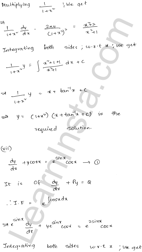 RD Sharma Class 12 Solutions Chapter 22 Differential Equations Ex 22.10 1.31